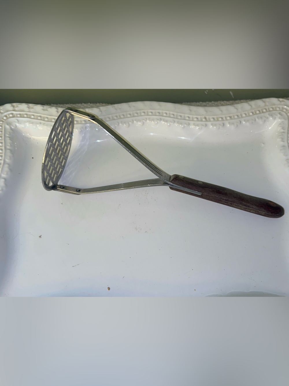 Vintage Imperial Stainless Veri-Sharp Potato Masher